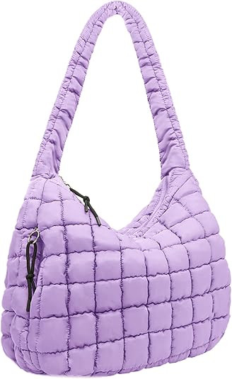 Quilted Puffer Tote Bag for Women Quilted Carryall Shoulder Bag Puffy Tote Bag Lightweight Paddin... | Amazon (US)
