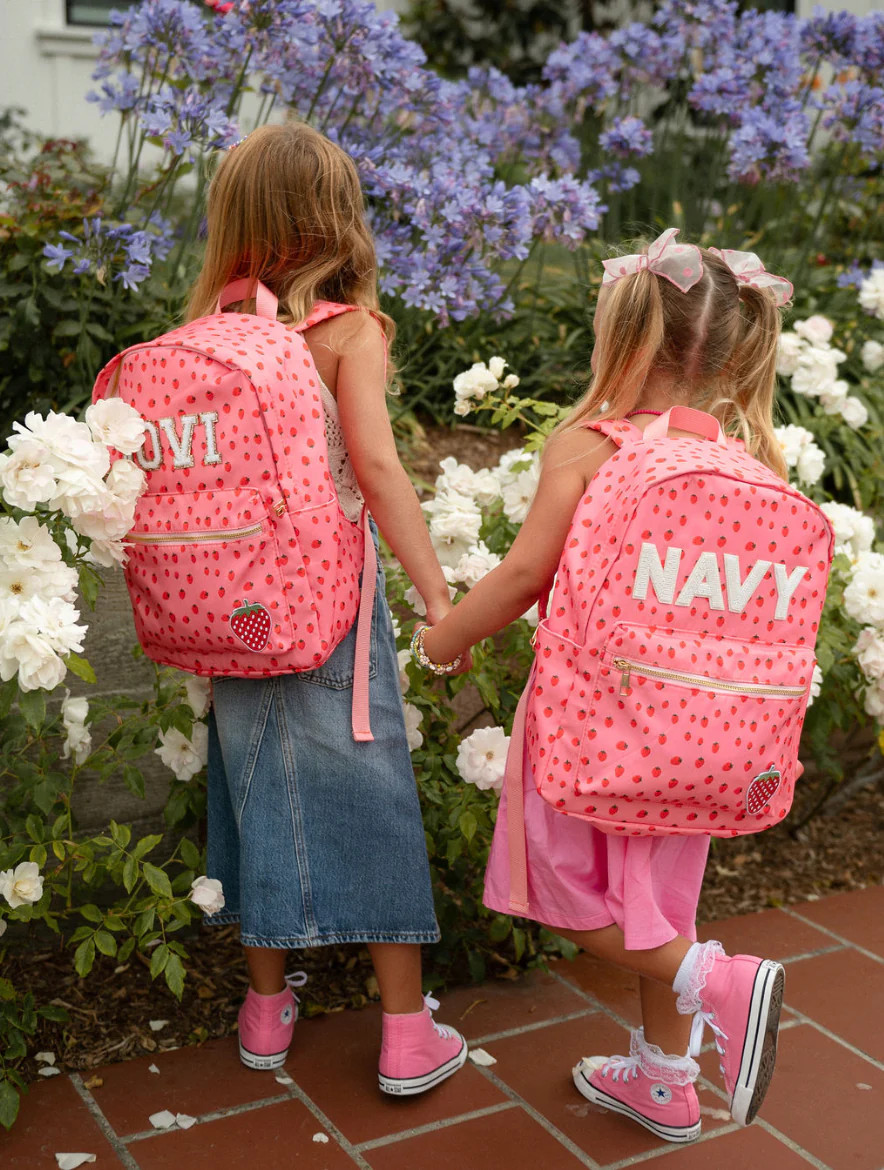 Strawberry Nylon Backpack | KenzKustomz