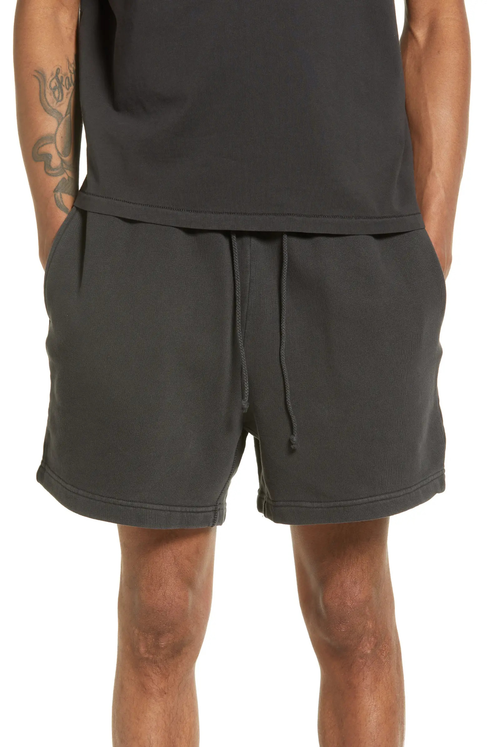 Core Organic Cotton Brushed Terry Sweat Shorts | Nordstrom