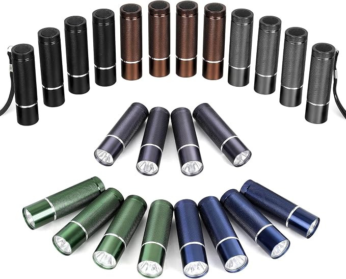 FASTPRO 24-Pack Flashlights Set, Aluminum LED Flashlights Include AAA Batteries & Lanyard, Super ... | Amazon (US)