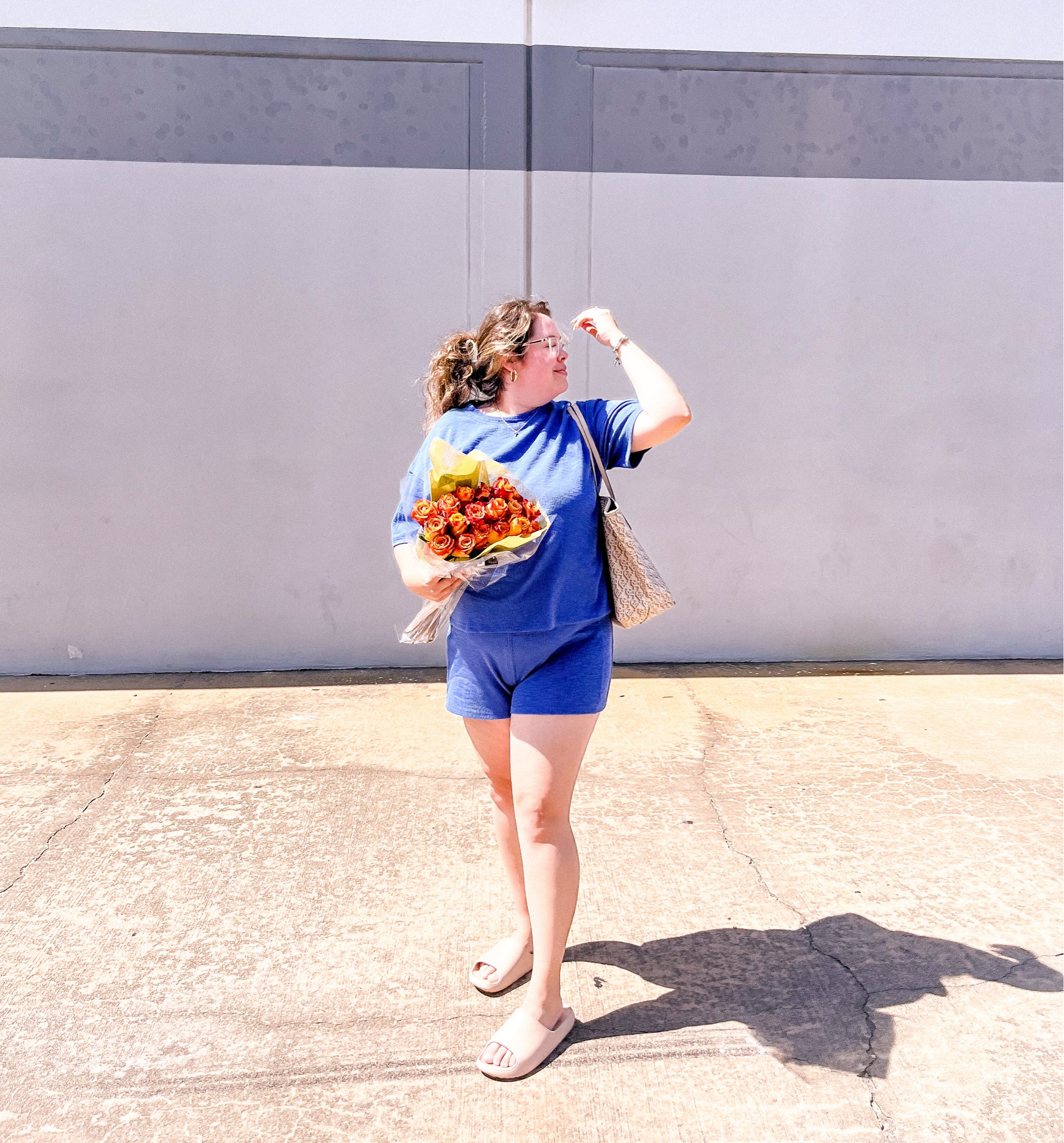 Two piece blue set maternity summer style 

#LTKBump #LTKFindsUnder100 #LTKSeasonal