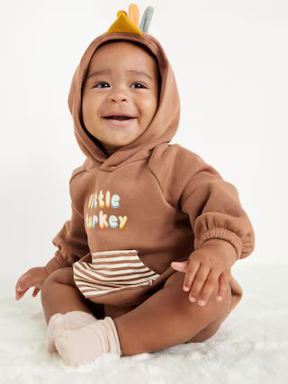 Unisex Hooded Graphic One-Piece Romper for Baby | Old Navy (US)