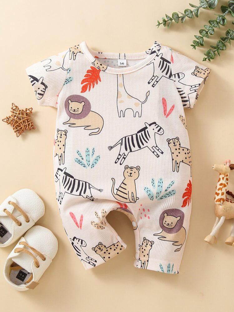 Baby Cartoon Graphic Romper | SHEIN