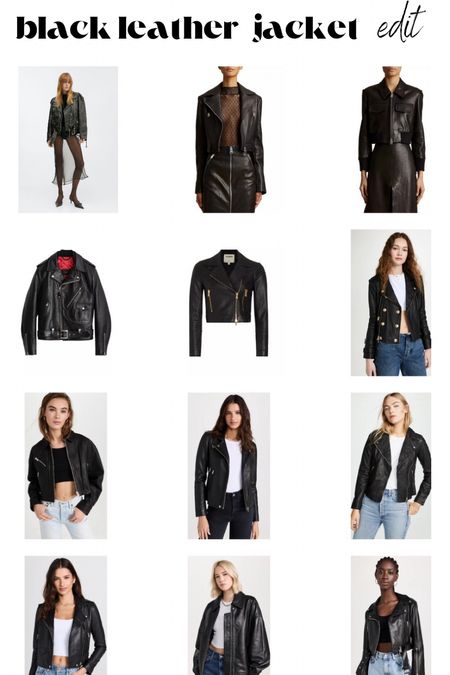 The best black leather jackets at every price. 

Moto jacket - bomber jacket -
Fall outfit - layers - iconic stylee

#LTKstyletip #LTKworkwear #LTKover40