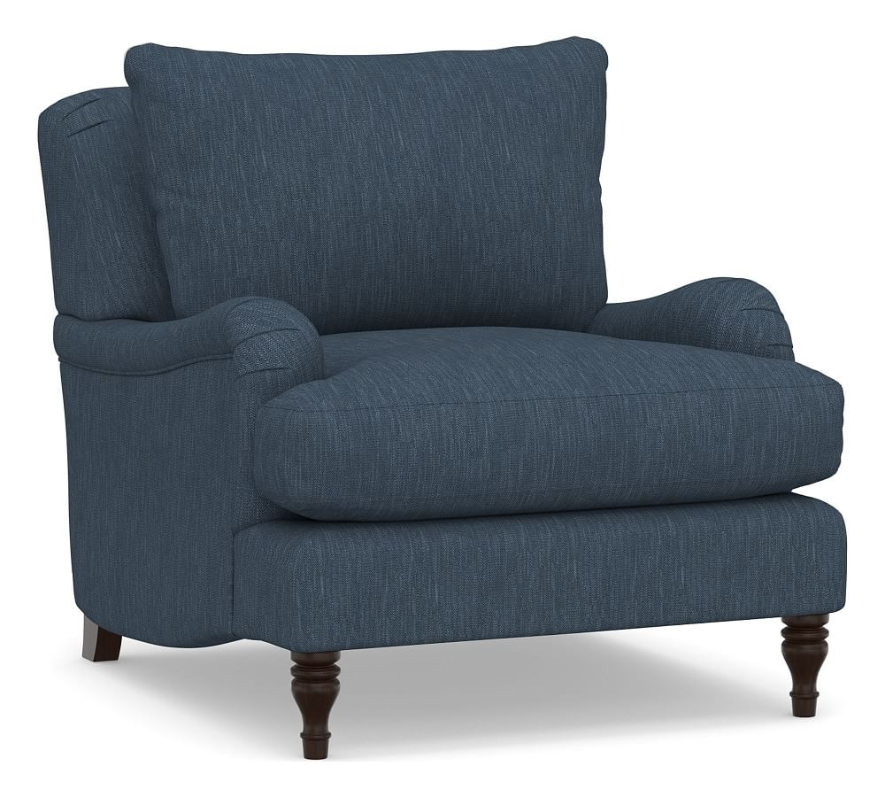 Carlisle English Arm Upholstered Armchair | Pottery Barn (US)