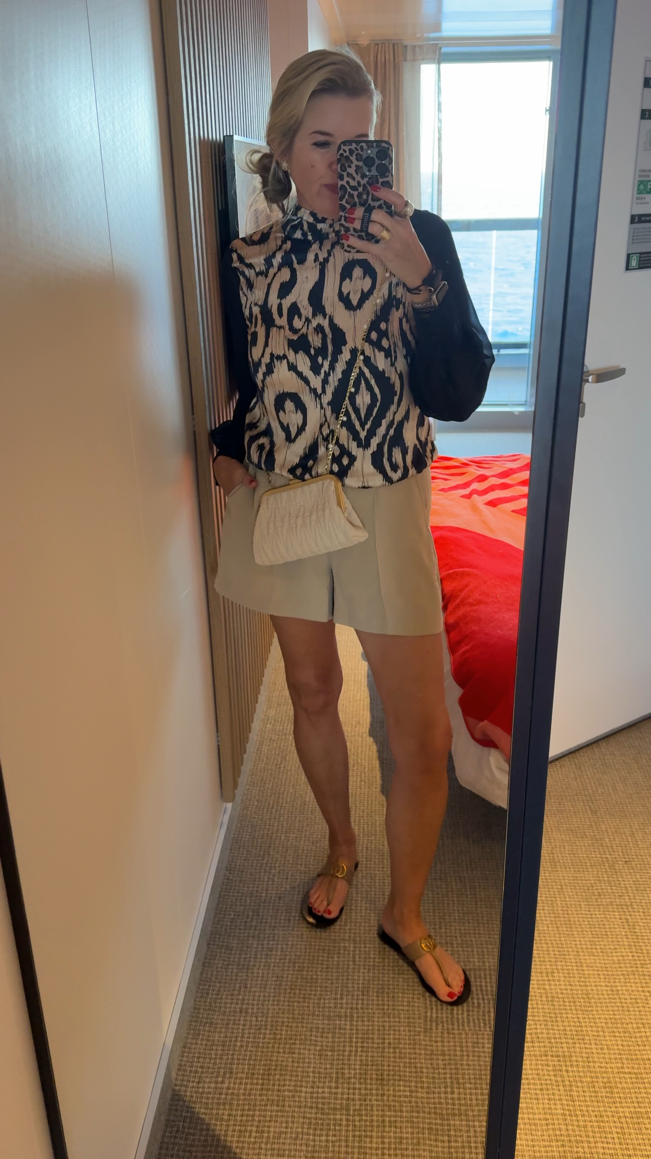 🚨 Sale  alert  40% off
Sometimes it is all about the details!

Make this Holiday season special with @spartina449 

Beautiful details with amazing quality you’ll look and feel your best this Holiday season.

Wanting a little something different this holiday season? 

Choose this Navy and cream satin top with sheer sleeves and bow back detail, pair with these pearl, rhinestones snowflakes/starburst gold stud earrings and cream quilted evening bag with metallic threading and gold & pearl chain. 

Beautiful pieces that would also make for great gifts! 🎁
Save 40%site wide as well.

Gucci sandals

Spanx crepe shorts 
Use code deardarcyxspanx10 for 10% off


#LTKWatchNow #LTKGiftGuide #LTKSaleAlert