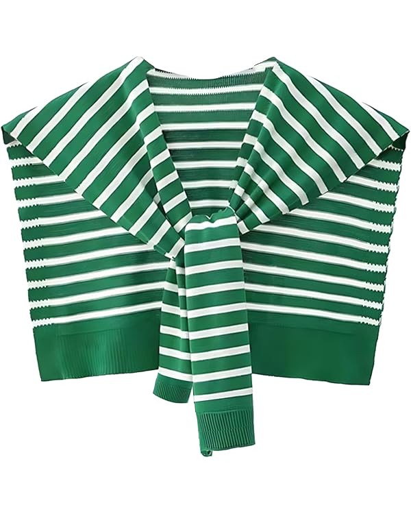 Sweater Shawl Wraps for Women Sweater Knitted Knotted Shawls Travel Casual Scarf Cape Shoulder To... | Amazon (US)