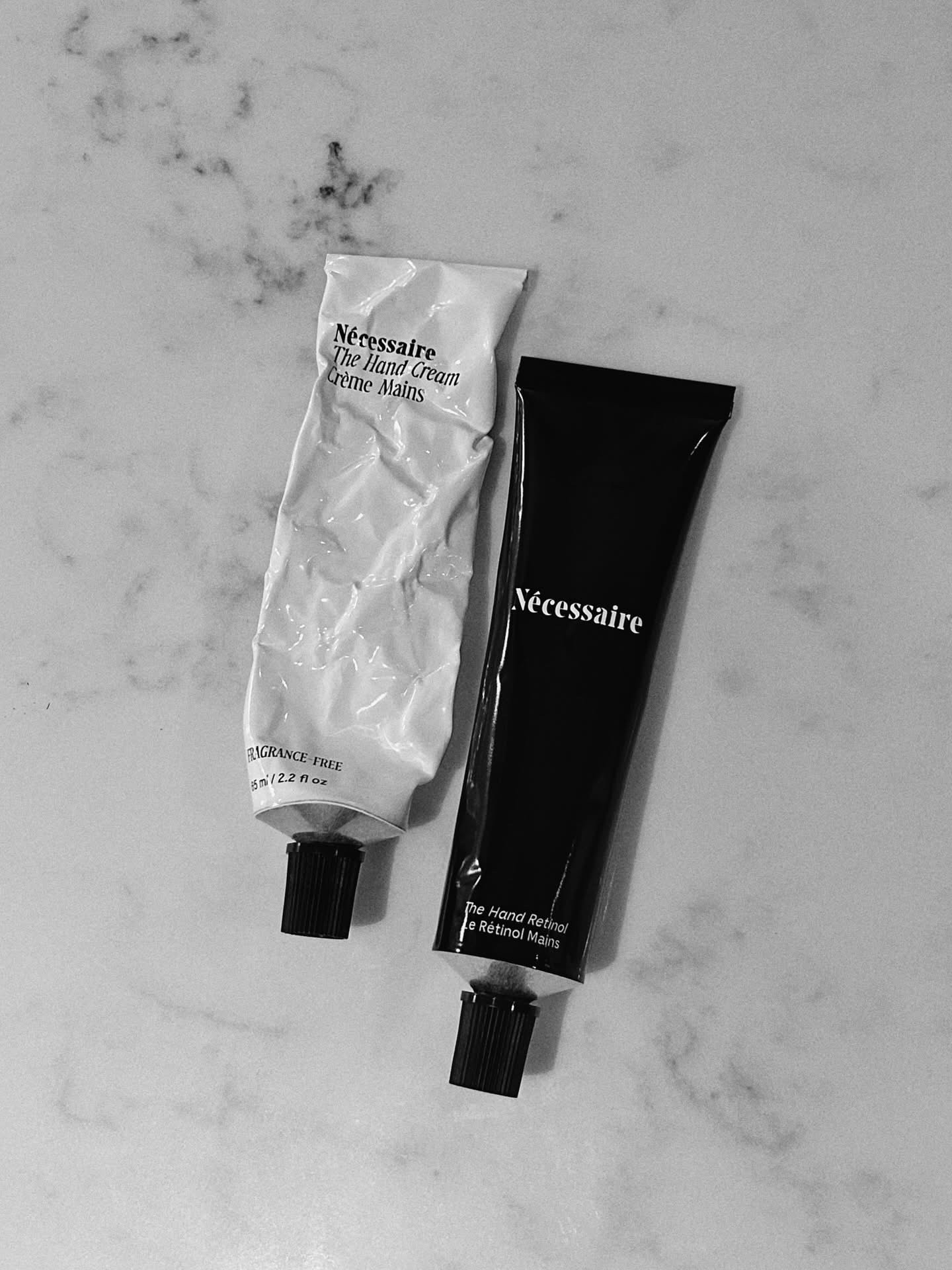 Colder temperatures means it’s time to up your skincare, including your hands. Nécessaire’s Hand Retinol is a non-greasy repair serum which harnesses pure retinol, niacinamide, and peptides to improve texture, reduce fine lines, and strengthen brittle cuticles. Paired with their Hand Cream, infused with marula oil and vitamins C and E, it creates an overnight treatment that leaves hands soft and smooth by morning. I’m a longtime fan of Nécessaire’s minimalist aesthetic and clean formulations, and this duo is as effective as it is chic on my bedside table. 🤍

#LTKbeauty #LTKautumn #LTKuk