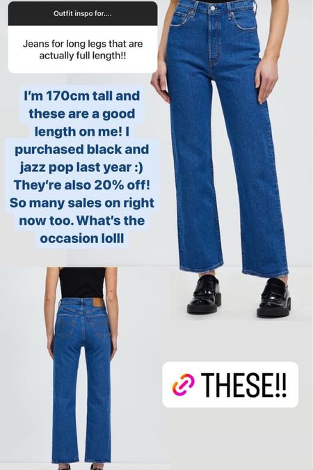 Jeans for my tall gals 👖

Linked below!

#LTKaustralia #LTKSeasonal #LTKFind