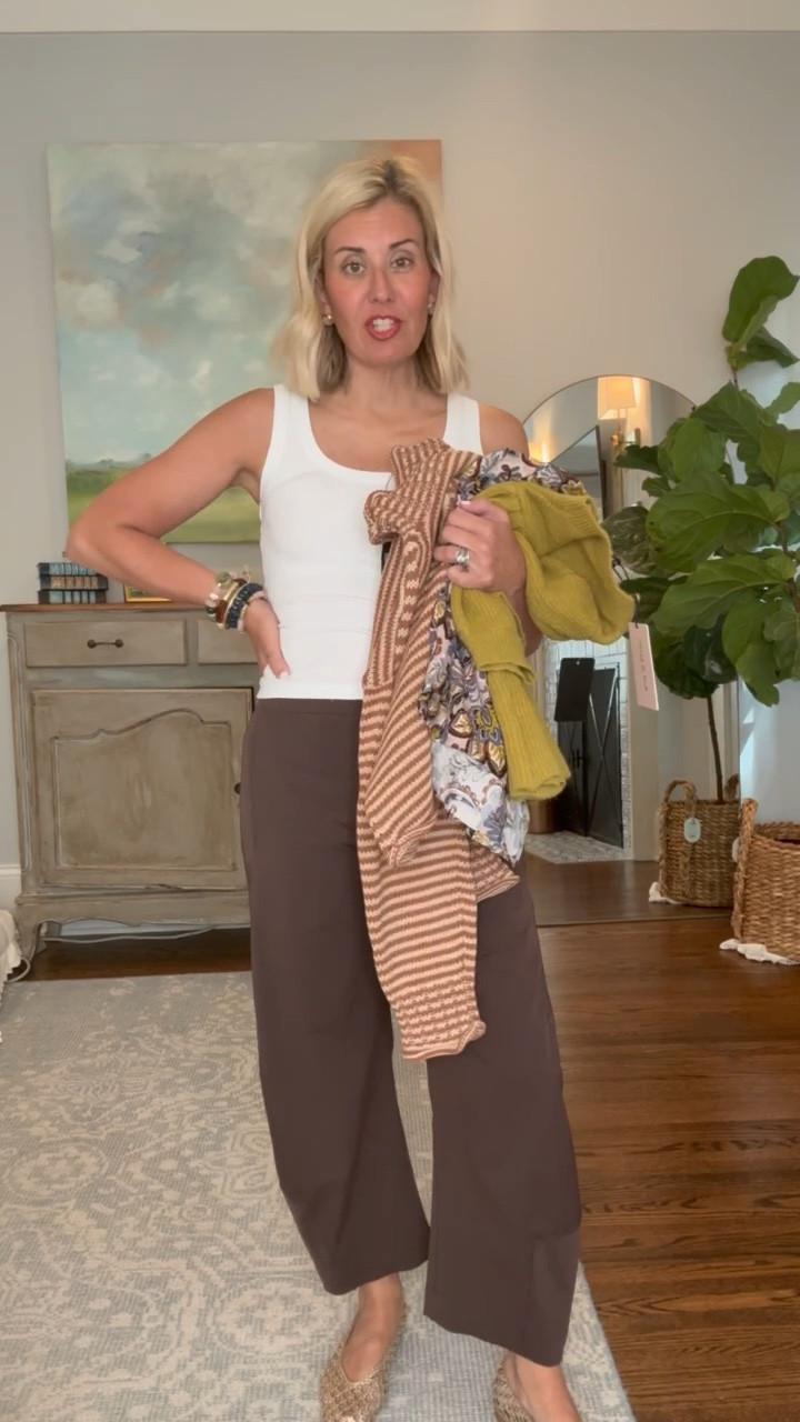 New pieces from Social Threads I’m loving! 
Tank - xs
Button-down - small
Funnel sweater- xs 
Puff Sleeve Top - small
Pants - 4P
Flats - 7.5 (sized 1/2 down) 

*code Catherine20 at Allie + Bess

#LTKdayinmylife #LTKootd #LTKmomlife