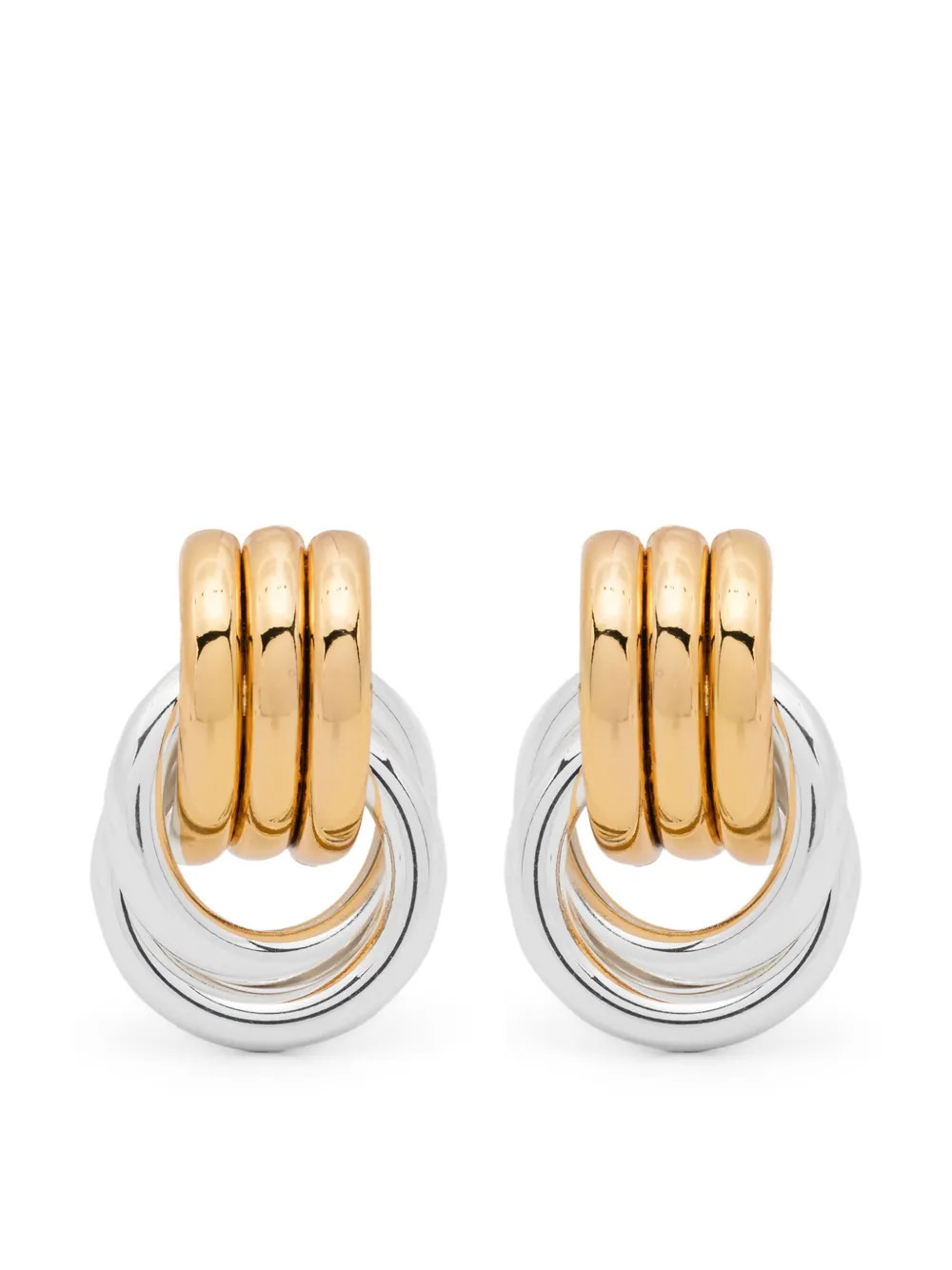 Heaven Mayhem Baby Knot Mixed Ohrringe | Gold | FARFETCH DE | Farfetch Global