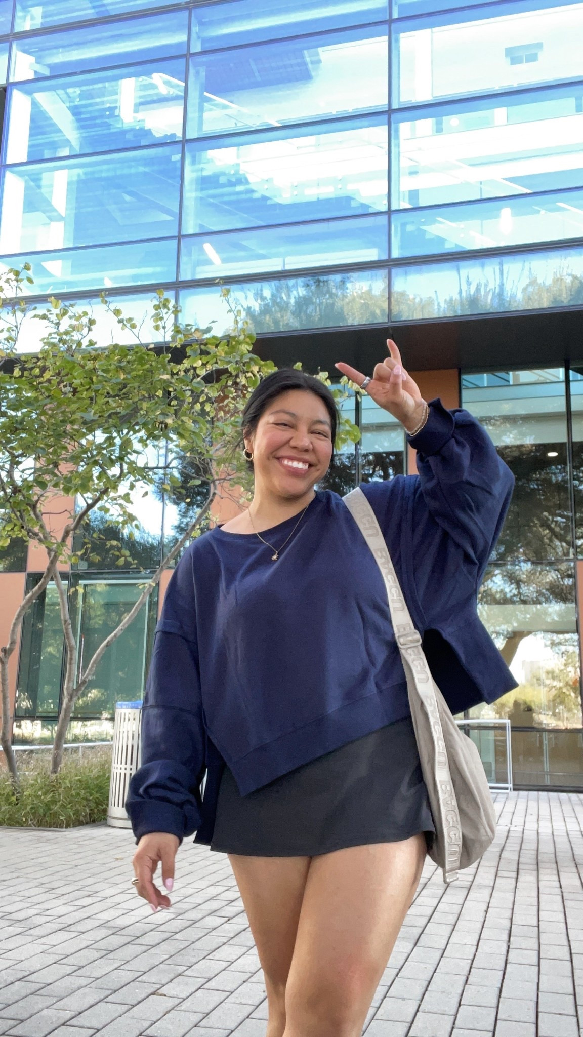 day 2 in austin, texas ootd. exploring south congress, eating, and trying coffee shops
outfit details:
@Oner Active softmotion skort in soft black
@BAGGU medium crescent bag
@Amazon Fashion oversized cropped sweatshirt
@Nike al8 sneakers
#fitcheck #OOTD #atx #austintx #austin

#LTKActive #LTKPetite #LTKSaleAlert