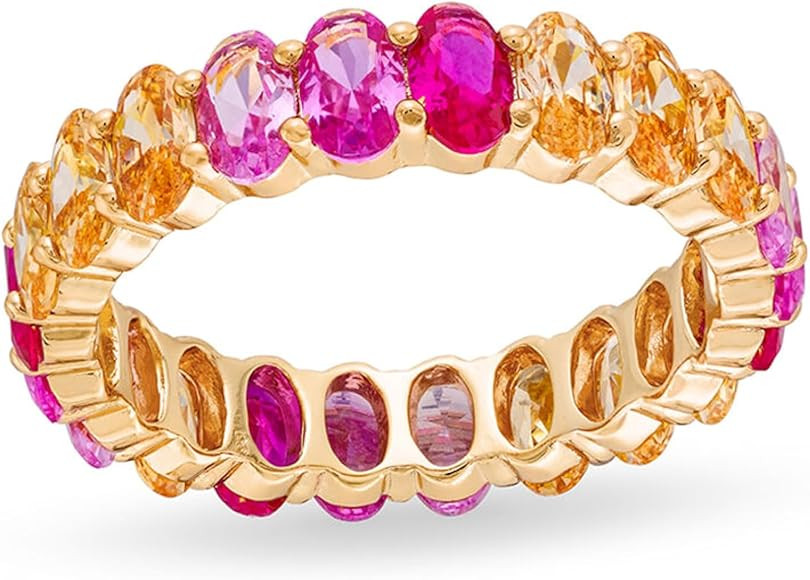 Rocksbox Emily Women's Ring - High Polish Plating with Cubic Zirconia - Premium Quality Jewelry | Amazon (US)