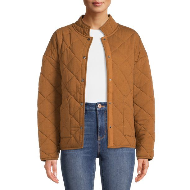 Time and Tru Women's Quilted Jacket | Walmart (US)