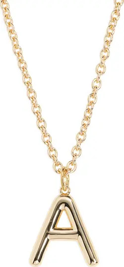 The Big Puffy Initial Pendant Necklace | Nordstrom