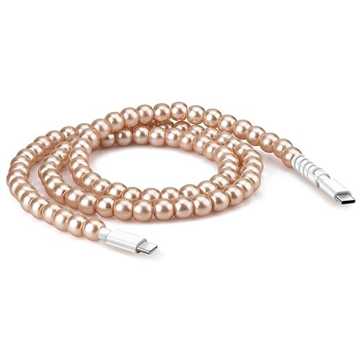 SAMONPOW USB C to USB C Cable 60W Type C Fast Charging Beaded 3.3FT USBC Cable Charger Cord for i... | Amazon (US)