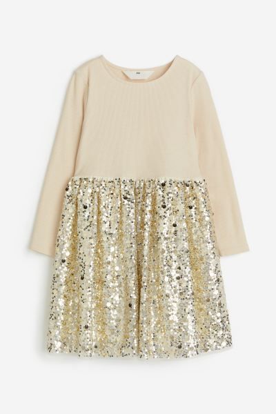 Sequined Jersey Dress | H&M (US + CA)