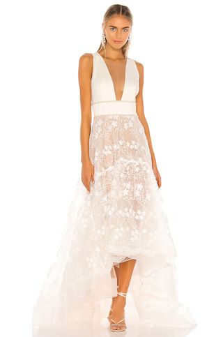 Bronx and Banco Fiona Bridal Gown in White from Revolve.com | Revolve Clothing (Global)