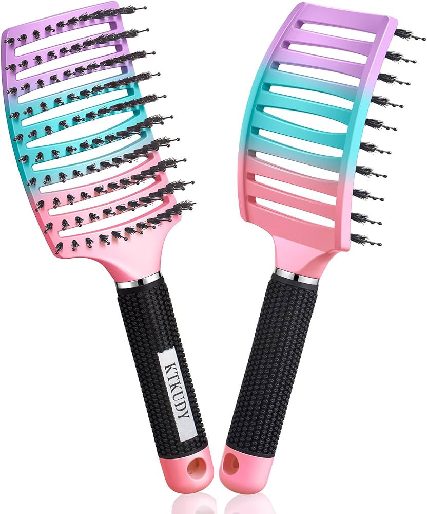 KTKUDY Wet or Dry Detangling Hair Brush for All Hair Types - Eliminates Knots & Reduces Breakage ... | Amazon (US)