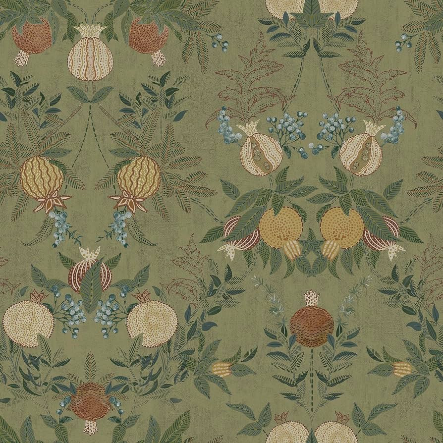 NuWallpaper x Chris Loves Julia Melograno Moss Peel and Stick Wallpaper, Removable Wallpaper, 20.... | Amazon (US)