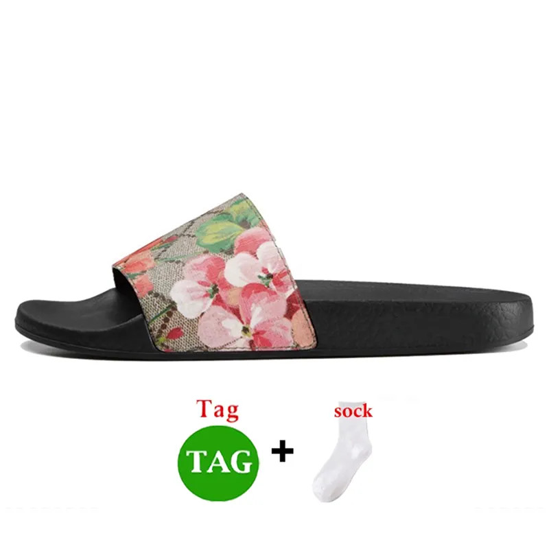 With Box Designer Sandals Web Slide Rubber Slippers Men Woman Slider Blooms Flower Tiger Bee Luxu... | DHGate
