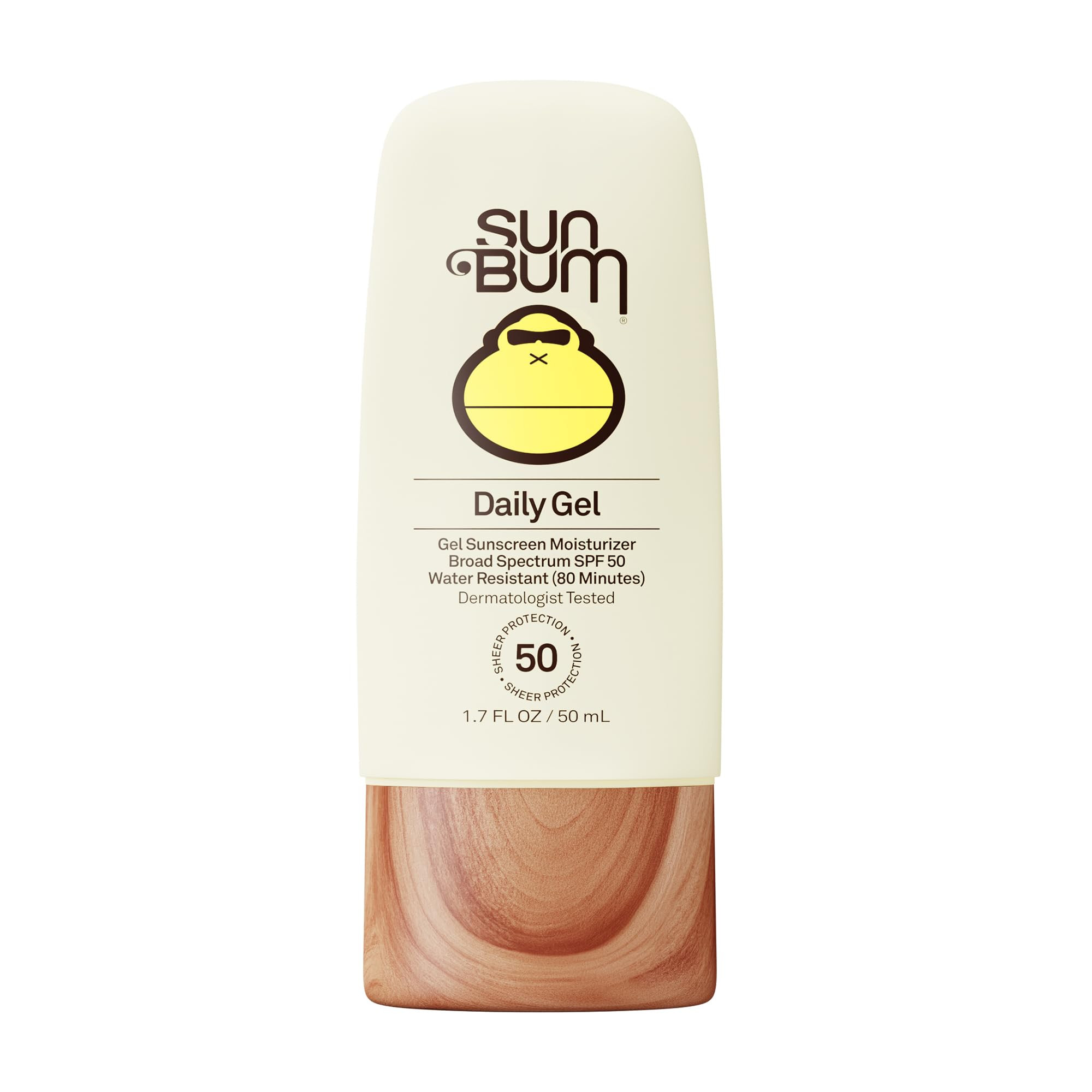 Sun Bum Daily SPF 50 Clear Gel Face Sunscreen - Broad Spectrum Moisturizing Facial Sunscreen with... | Amazon (US)