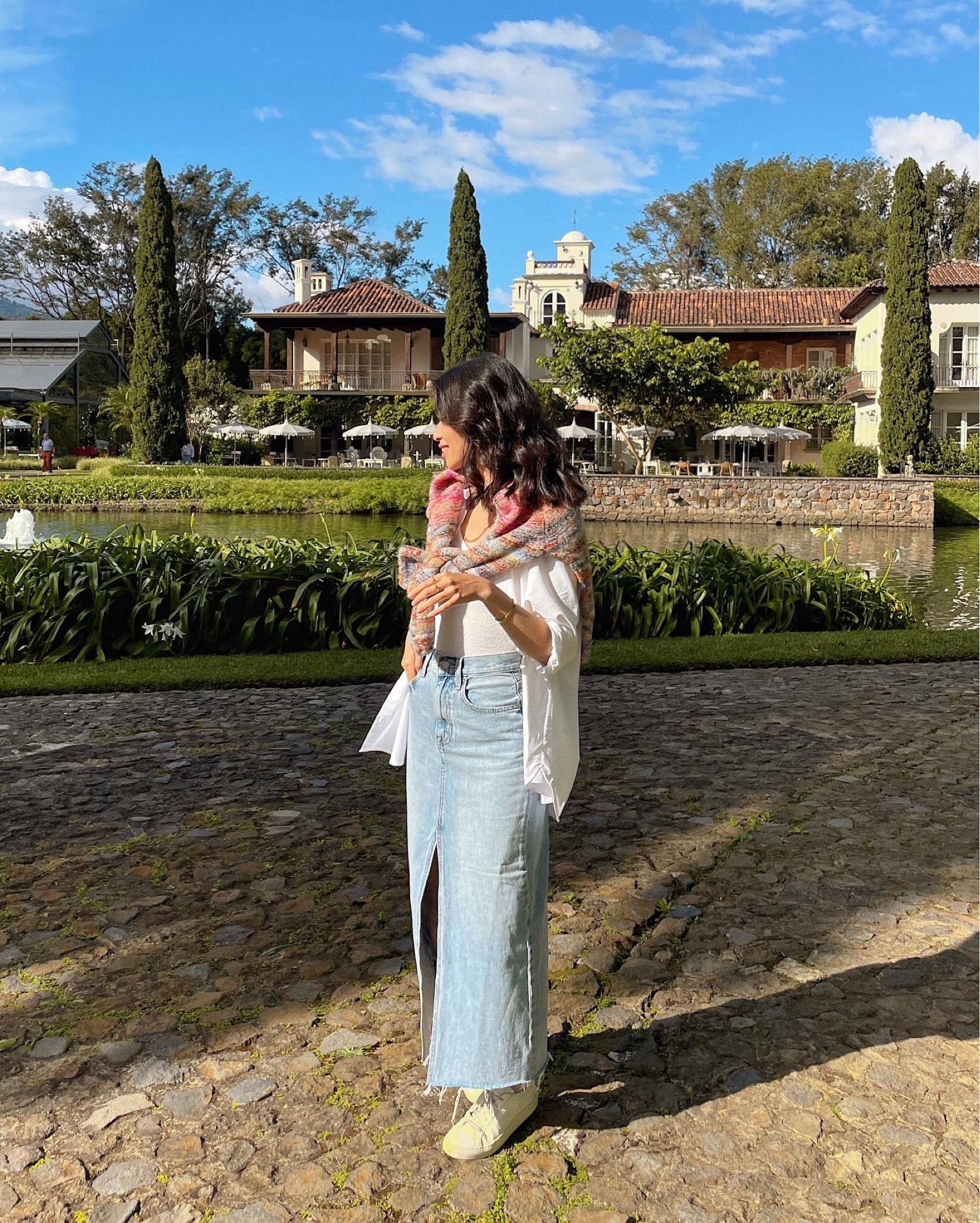 Denim maxis on vacay 🌱 

#LTKSeasonal #LTKFind #LTKstyletip