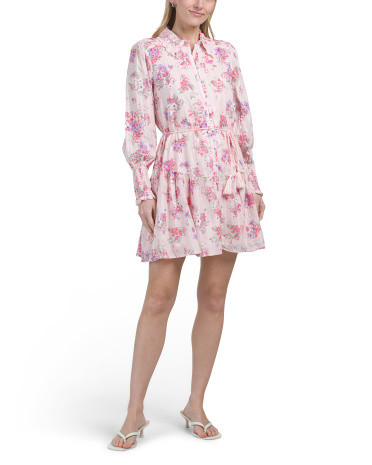 Printed Mini Shirt Dress | TJ Maxx