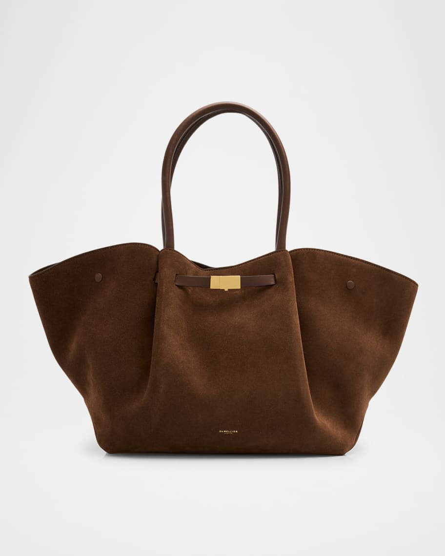 New York Calf Leather Tote Bag | Neiman Marcus