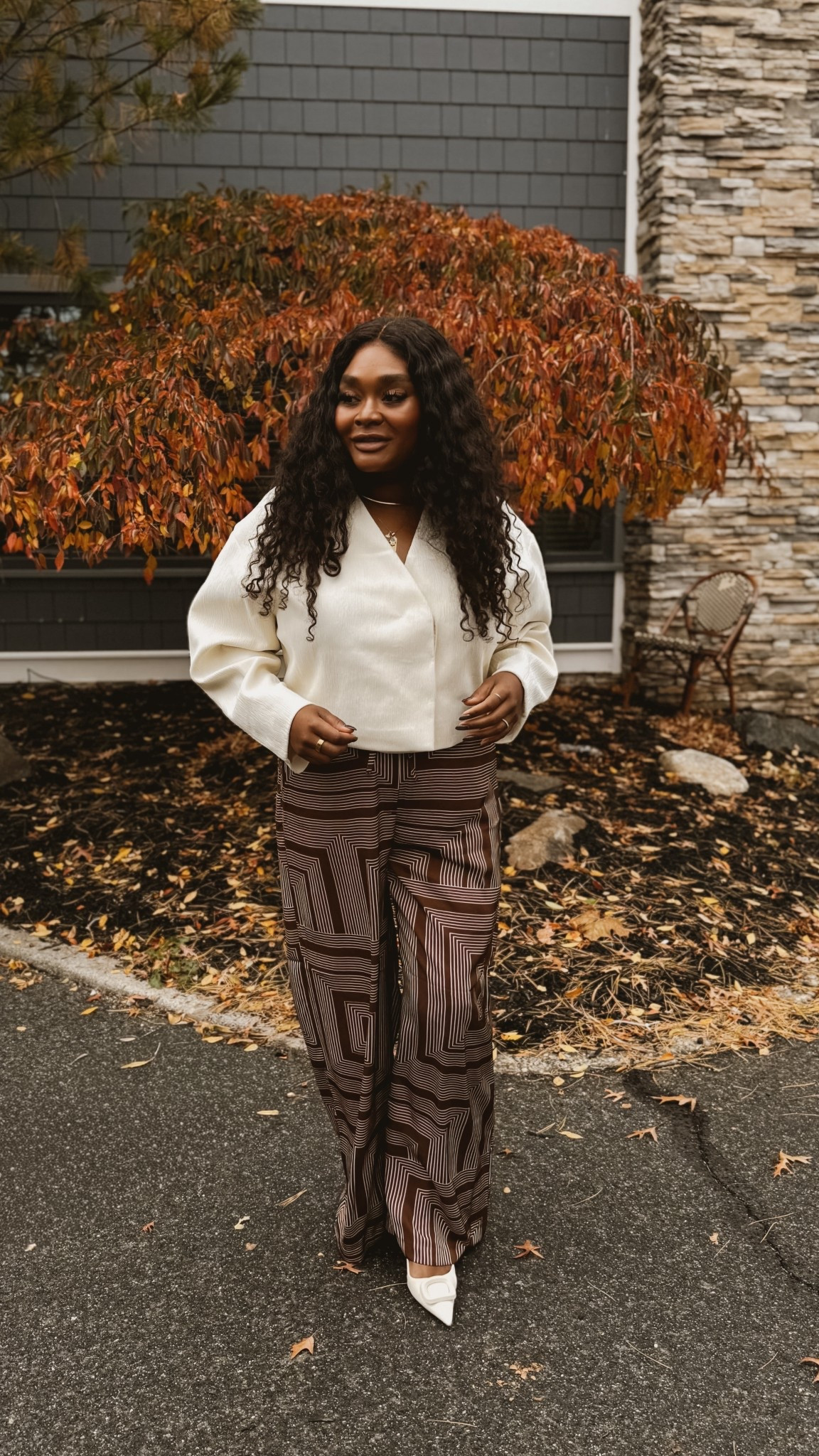 I’m loving how these patterned wide-leg pants instantly this structured cream blazer — the perfect balance of comfort and statement. Styled with pointed heels for polish for that effortless fall vibe.

Shop the look — neutrals + geometric prints that make getting dressed feel intentional, not complicated. 🤎

#LTKStyleTip #LTKFindsUnder100 #LTKWorkwear