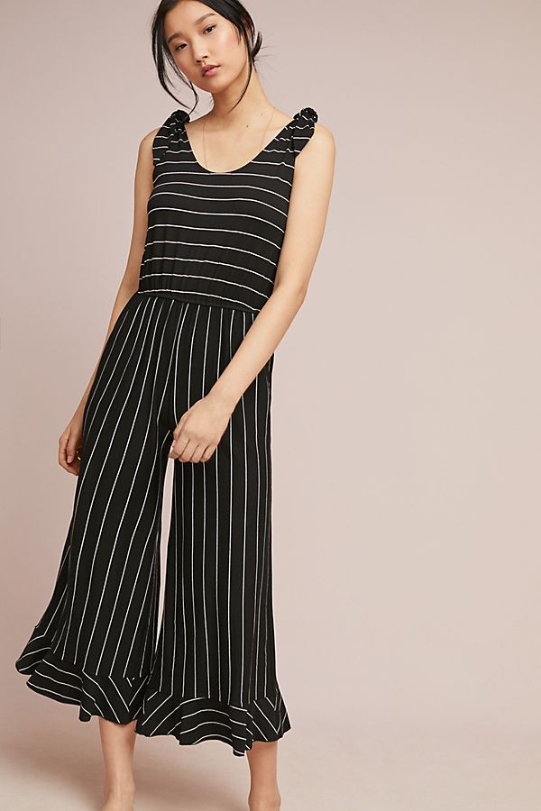 Parisian Striped Jumpsuit | Anthropologie (US)