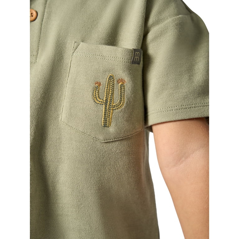 Modern Moments by Gerber Toddler Boy Polo Shirt and Short Outfitt Set, 2-Piece, 12M- 5T | Walmart (US)