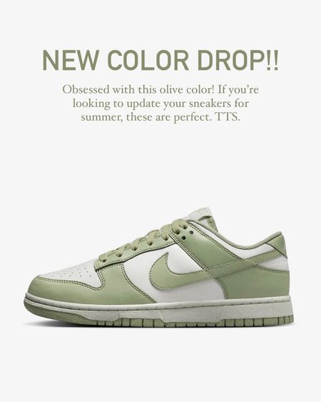 New Nike Low Dunk color drop! 💚 Obsessed with this olive color! If you’re looking to update your sneakers for summer, these are perfect. TTS. 

Nike Dunk sneakers, summer sneakers, green sneakers, olive sneakers, The Stylizt 



#LTKSeasonal #LTKStyleTip #LTKShoeCrush