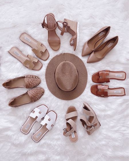 Spring shoe round up, including Hayden, slides and wedge sandals perfect for all of your spring outfits  

#LTKSeasonal #LTKshoecrush #LTKworkwear