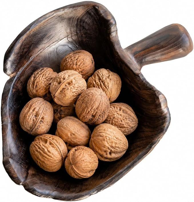 with handle wooden fruit bowls | Amazon (US)