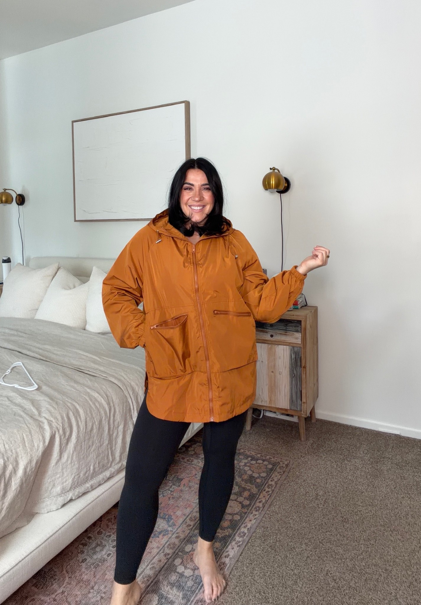 Packable water resistant rain coat! Perfect for travel I'm bringing to Arizona and Switzerland! Gets super small for easy packing. 

I did a L

#LTKootd #LTKMidsize #LTKTravel