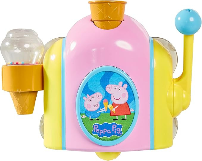 TOMY Toomies Peppa Pig Bubble Ice Cream Maker Bubble Bath Toy - Toddler Bath Toys Bubble Maker - ... | Amazon (US)