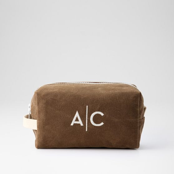 Mark & Graham x Steele Waxed Canvas Travel Pouch​ | Mark and Graham