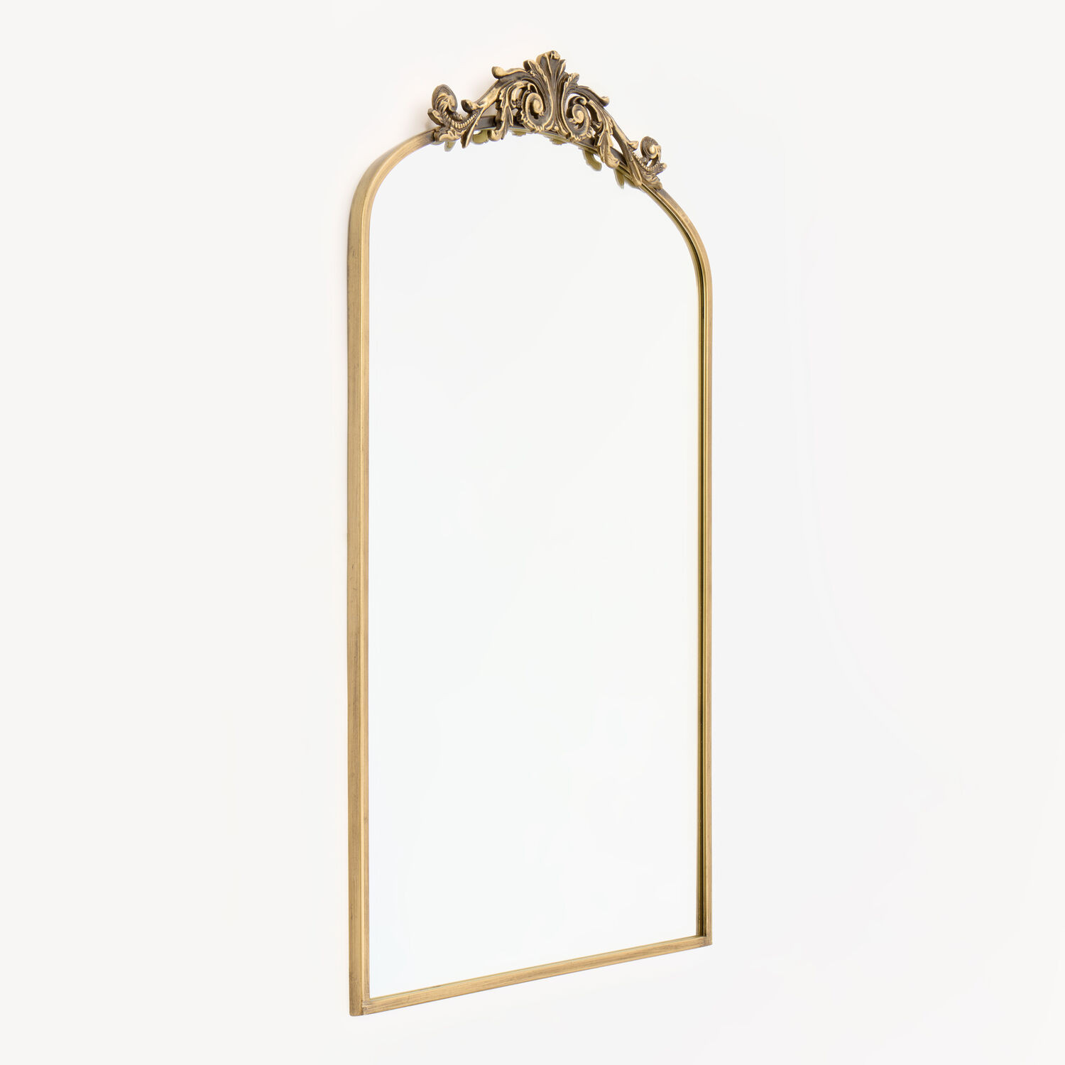 Gold Tone Arched Mirror 86x53cm | TK Maxx