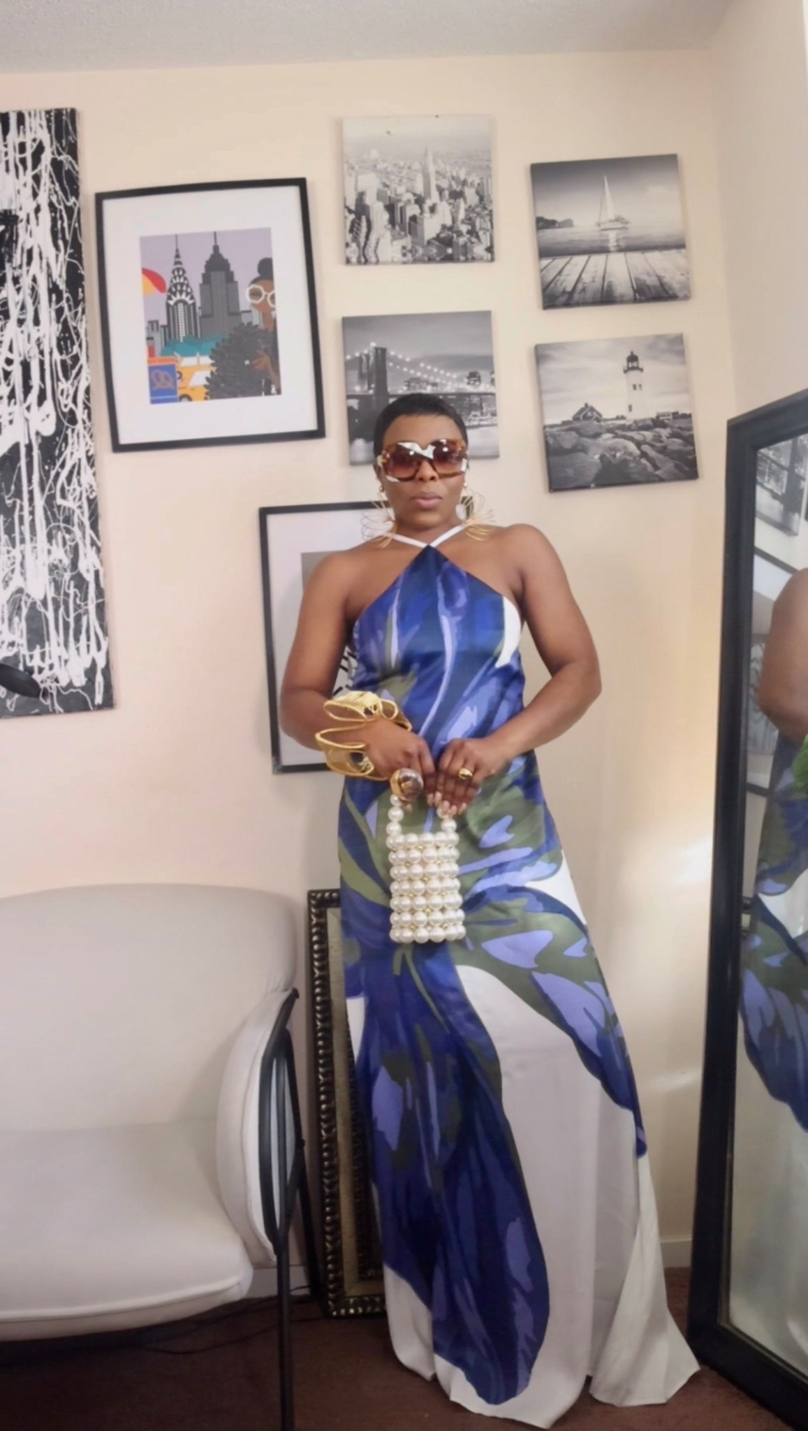 In love With This Diarrablu Gorgeous Printed Dress For Spring/Summer Days, Wedding, Date Night or Special Occasions. 

#LTKWedding
