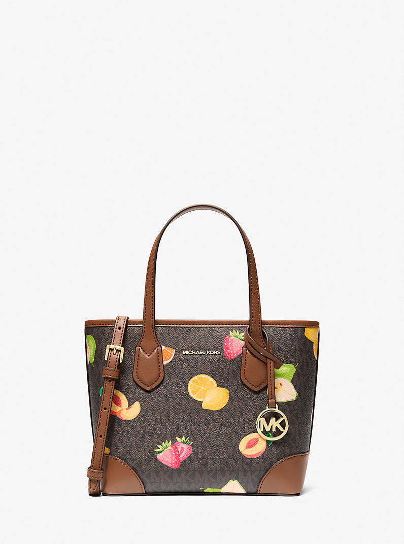 Eva Extra-Small Printed Signature Logo Convertible Tote Bag | Michael Kors US