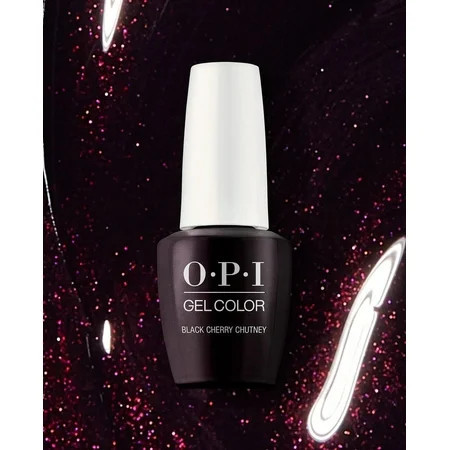 OPI Gelcolor Gel Nail Polish 0.50 oz. - Intelli-Gel - GCI43 - Black Cherry Chutney | Walmart (US)