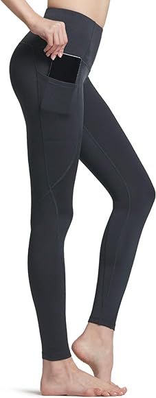 TSLA Women's Thermal Yoga Pants, High Waist Warm Fleece Lined Leggings, Winter Workout Running Ti... | Amazon (US)