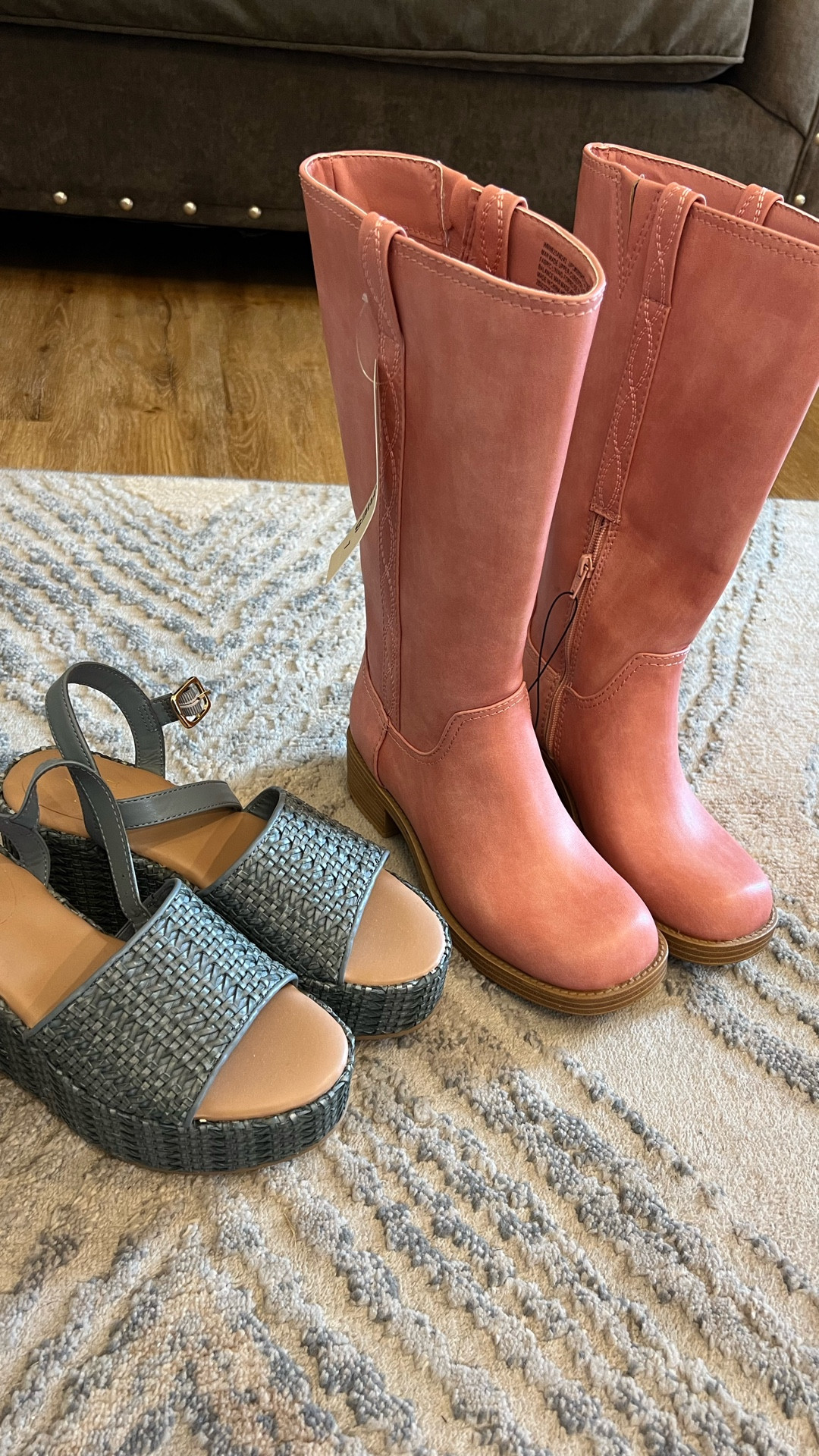 Spring shoes that look cute AND won’t break the budget 👏🌷

These Walmart finds are giving all the warm-weather vibes — from the prettiest pink boots to everyday platform sandals you’ll wear on repeat. Perfect for spring outfits, school events, brunch, and everything in between!

✔️ Affordable✔️ Comfortable✔️ Easy to style

Linking both pairs in my LTK before they sell out 💕 #LTKStyle #LTKFinds #WalmartFashion #SpringStyle 

#LTKSpringSale #LTKootd #LTKmomlife