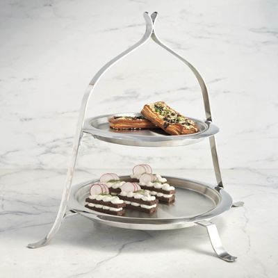 Hot/Cold 3-pc Set (Stand, 14" and 17" Round Trays) | Frontgate