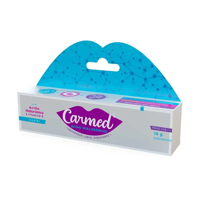 Reparador Labial Hidratante Carmed Ácido Hialurônico com 10g | Drogasil (BR)