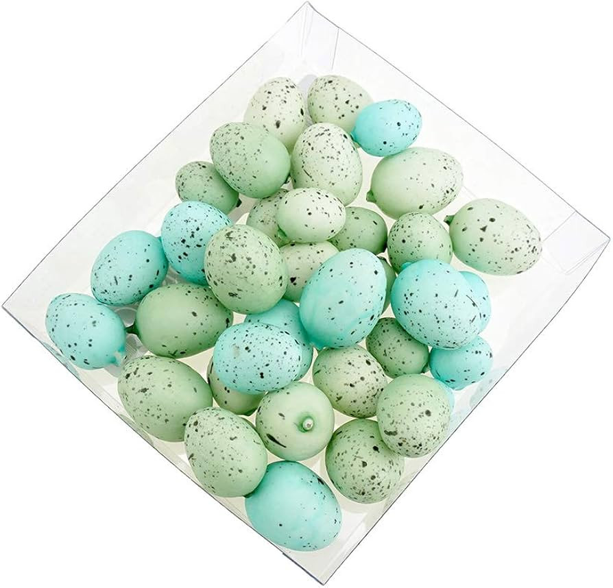 Homeford Mini Decorative Speckled Eggs, Robin, 36-Piece | Amazon (US)
