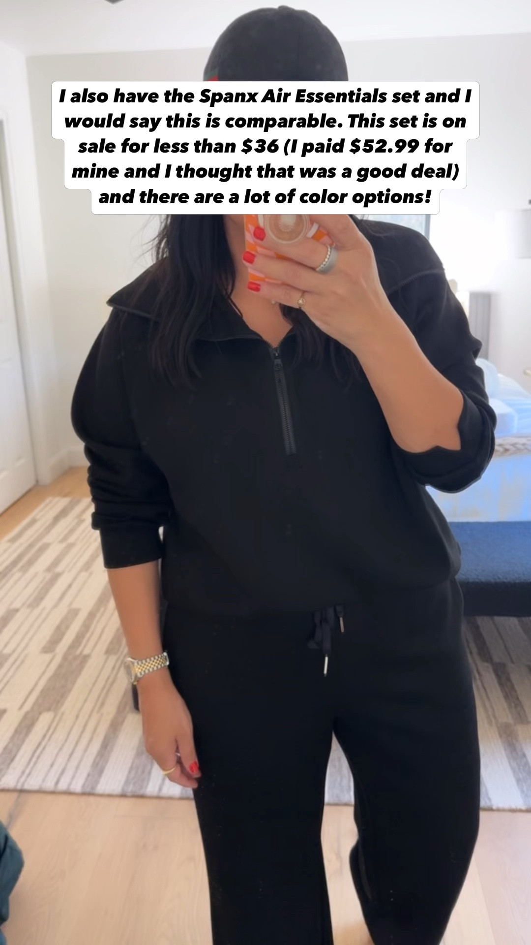 Wearing a size large. This set is SO good! It’s on sale for less than $36 and available in a lot of color options. Get it and thank me later 🙌🏽. 

#LTKSaleAlert #LTKTravel #LTKxPrimeDay