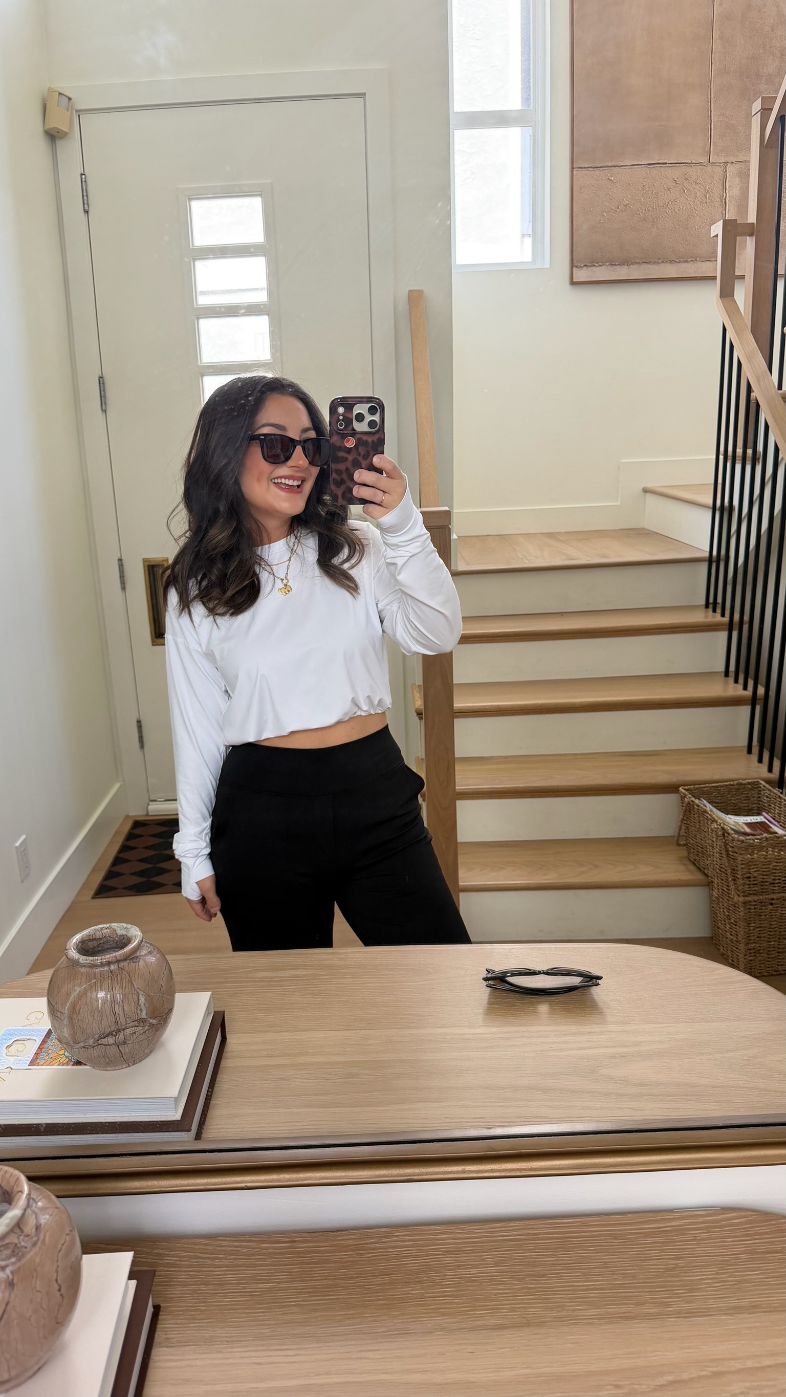 Love this outfit for walks or errands! Comfortable enough to wear at home too! 

Size medium 27.5 inseam in pants and small in top 

(5'0" 140lbs)
Petite friendly

#LTKootd #LTKActive #LTKPetite