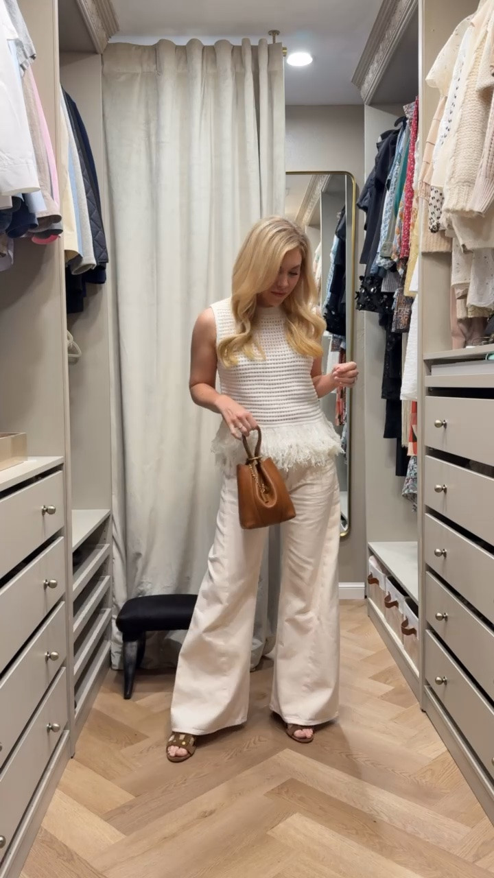 Love the shape of these twist jeans. 
I sized down (there’s no stretch) I’m in 26 instead of my usual 25
Green necklace selling out!!

#LTKgrwm #LTKdayinmylife #LTKootd